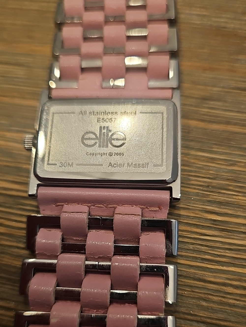 ELITE vintage Pink Watch - Picture 6 of 9